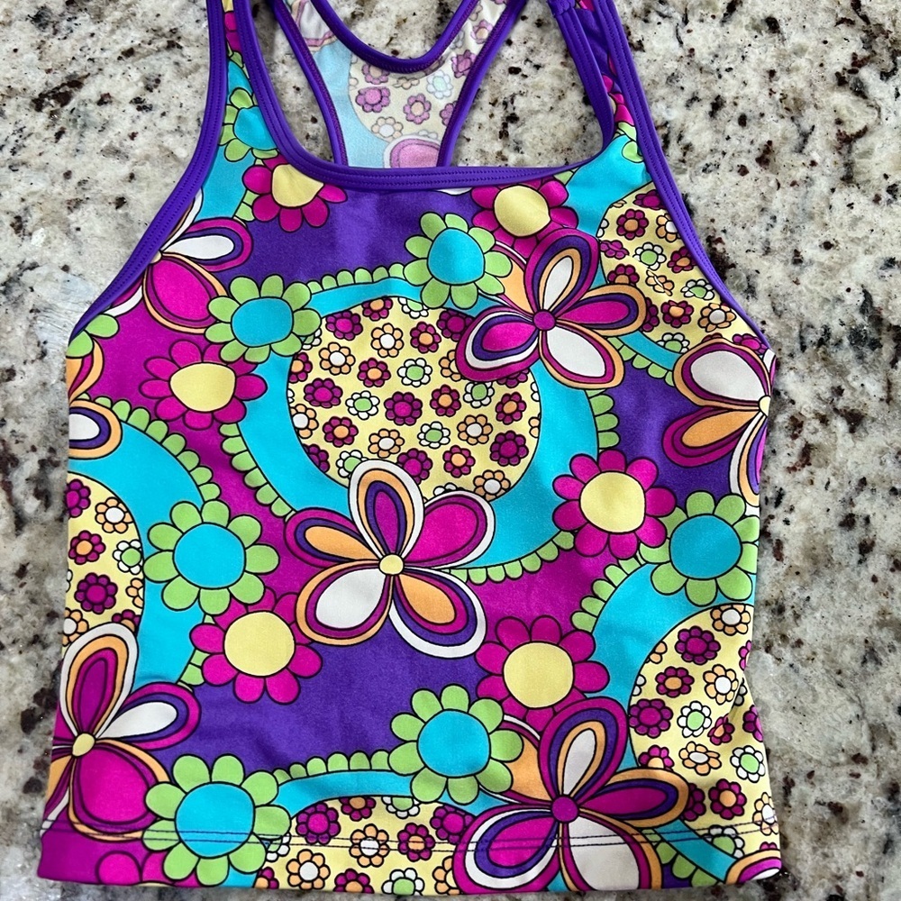Speedo Kids Colorful Floral Tank Top